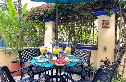 Puerto Morelos Apartment | Quiet apartment with large, private patio, king bed & well-equipped kitchen.