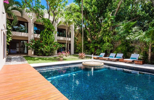 Playacar Villa | Quinta Clara: 7BR Luxury Villa with 2 Pools, Steps from Playa del Carmen Beach
