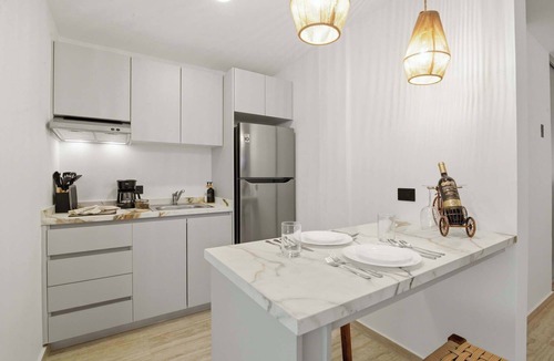Ejidal Apartment | Rooftop Pool & Gym walkable studio full equipped