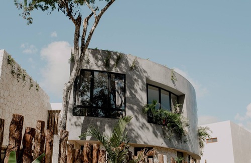 Tulum City Center Villa | Round Jungle Boho Villa/Private Pool/100Mbs