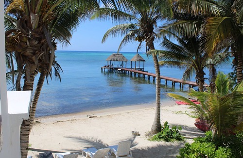 Soliman Bay House | Sandy Oceanfront Villa in Tulum Mesoamerican Reef near Cenote with 24/7 security