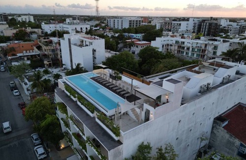 Centro Apartment | Seaview Roof Pool and Hammocks 3 Blocks from Beach