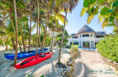 Akumal Villa | Sophisticated Spa Style Beachfront Villa with Heated Pool