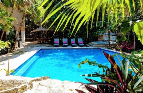 Playacar Beach Villa | Steps to Ocean Huge Beach Villa Private Pool in Exclusive Fase 1 Playacar