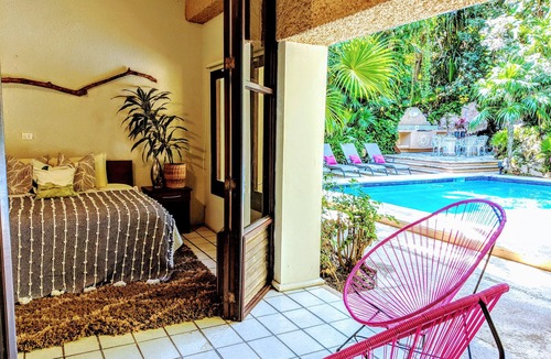 Playacar Fase I Villa | Steps to Ocean Playacar Villa Private Pool hosts 25+ guest