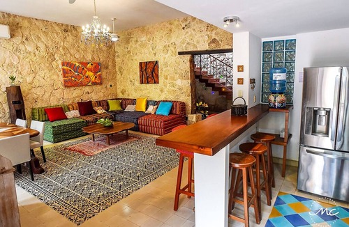 Xcaret House | Stone House with Pool and large Garden, ideal for families