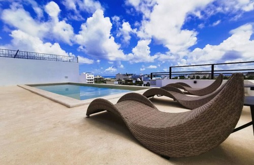 Zazil-ha Condo | Studio top location meters from the sea