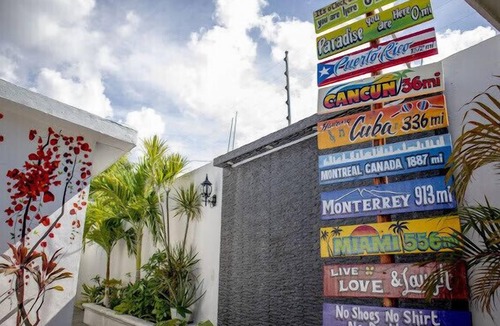 Cuzamil Villa | Studio Tortugas with outdoor pool, grill, palapa, mezzanine floor. Kids welcome