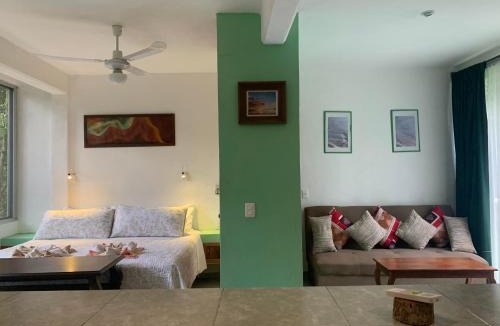 Chemuyil Apartment | Studio with swimming pool at 12 m height over jungle