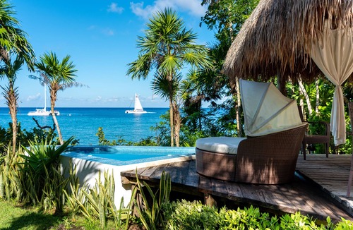 Colonia Andres Villa | Stunning 10-Bedroom Oceanfront Oasis with 2 Pools & Hot Tub