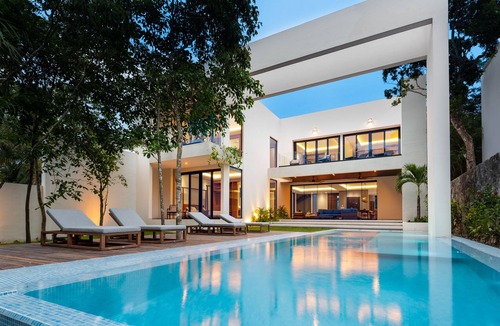 Colonia Andres Villa | Stunning 10-Bedroom Oceanfront Oasis with 2 Pools & Hot Tub