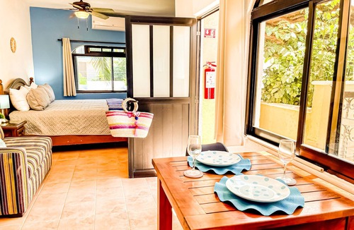 Puerto Morelos Apartment | Suite #3 / Cozy studio just steps to the beach, inc's bikes.