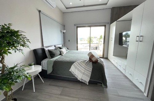 Centro Apartment | Suite con alberca, gym, sauna a pasos de la playa