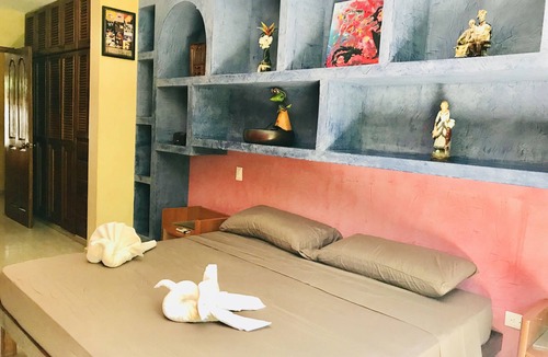 Playacar Bed & Breakfast | Sunset Double Room in Stunning Villa Playacar Ii