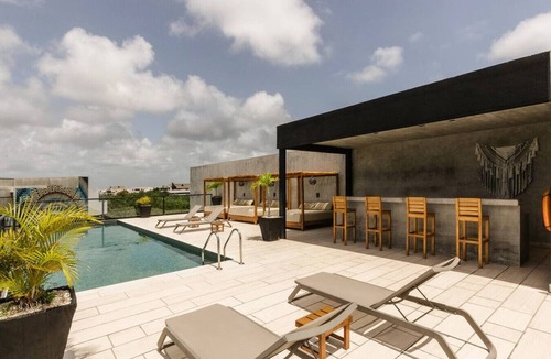 Ek Balam Village Condo | Terramar Viento Apartment Beach Club Access