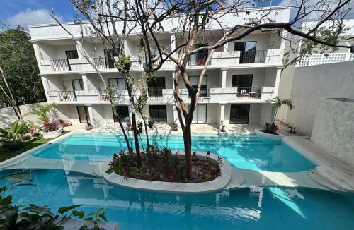 Tulum Apartment | Tulum Jungle loft with Pool and rooftop near Beach and Cenotes and dowtown! Fast WiFi! Perfect for Expats
