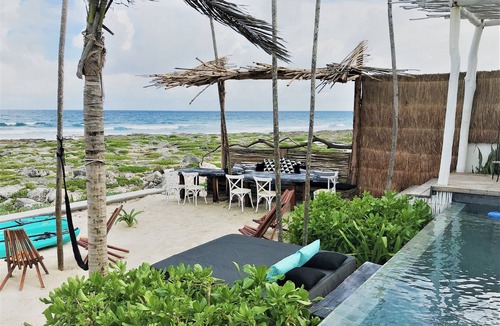 Tulsayab Villa | Tulum Villa Kiin - Views, Rooftop Jacuzi, Pools + Daily Cleaning