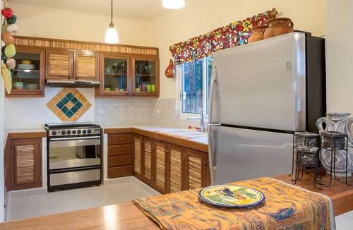 Puerto Morelos Condo | Two bedroom bottom floor condo 1/2 block to the beach