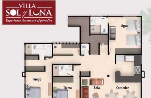 Playa del Secreto Villa | Villa Sol y Luna: Ocean Front Villa , Riviera Maya, 10 bedrooms, sleep 20 guests