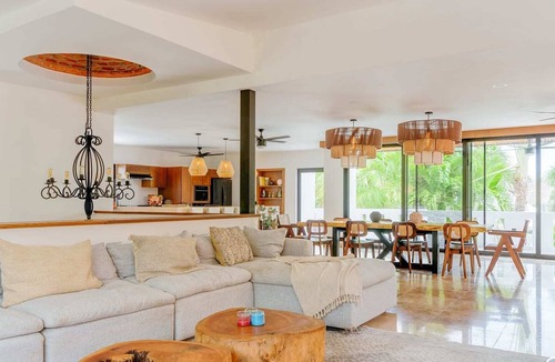 Playacar Fase I House | Villa w/Private Oceanview Roof Pool Steps to Beach