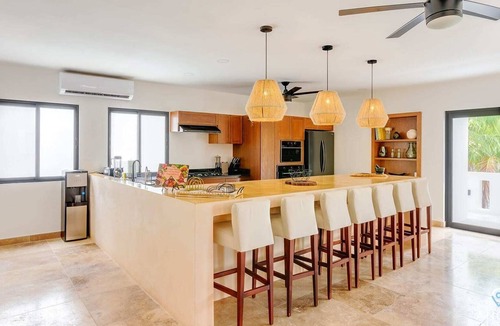 Playacar Fase I House | Villa w/Private Oceanview Roof Pool Steps to Beach