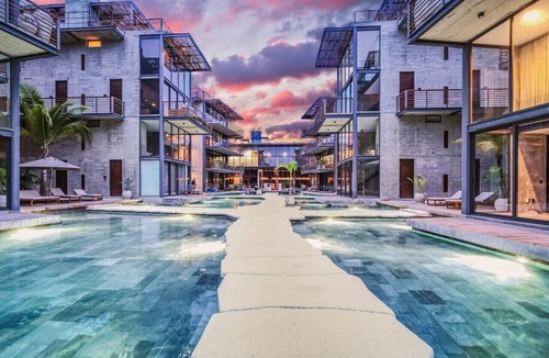 Playa Paraiso Condo | Waterworld Tulum 1BR Cenote | GYM | Rooftop Pools
