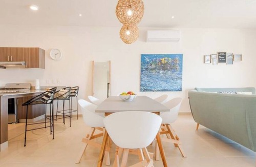 Ejidal Apartment | Workation Paradise Gated, WIFI 500MB, Gym, Pool
