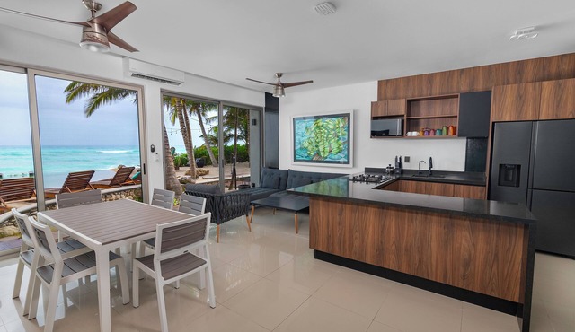 Angelina 28 Beachfront and Family Apartments - Modern and Relaxing Long Stays (20 min from Cancun Airport)