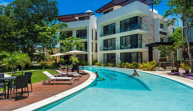Beautiful eco-studio at Central Park Tulum. Spa, gym includes & pool