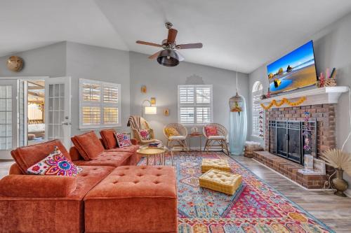 Boho Indian Oasis: 3bd - Pool - Tranquil Retreat in Tallahassee