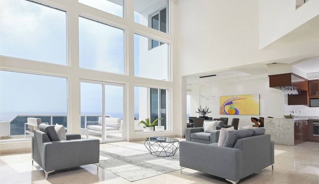 Breathtaking Oceanfront Luxury Penthouse! in San Miguel de Cozumel
