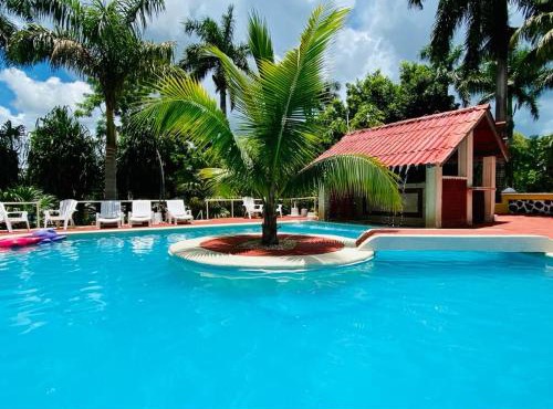 Hotel Green River in Izamal