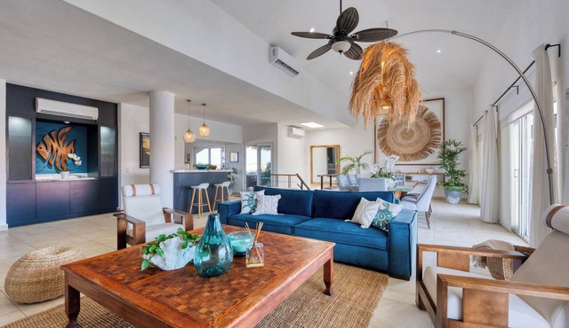 Luxury two-story penthouse condo at the beach in the heart of Punta de Mita! in Punta de Mita
