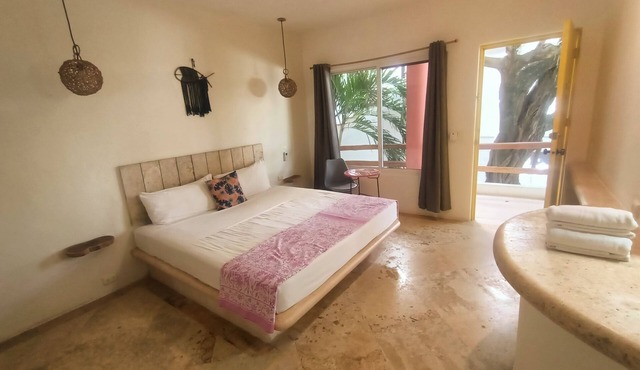Master Room on 5th, one block to the beach