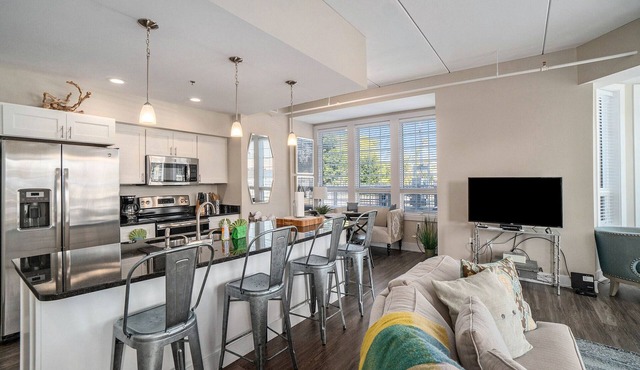 New Downtown Riverfront Edgewater Condo in Manistee