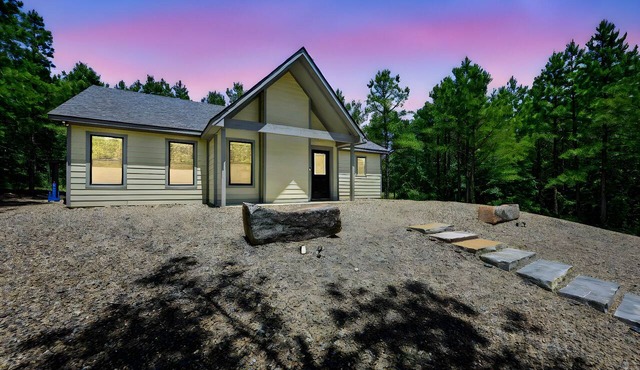 Private Forest Escape Hot Tub Fire Pit Trail in Broken Bow