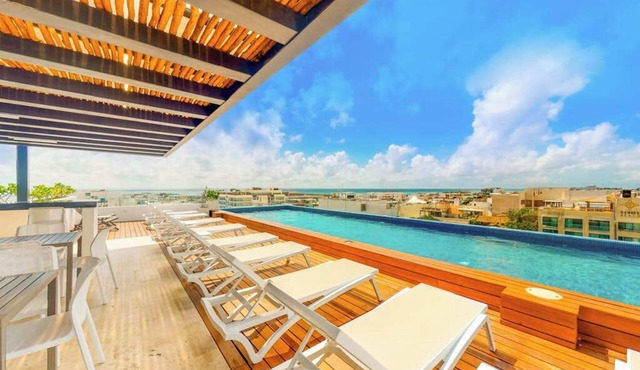 Studio with Rooftop Pool | Playa del Carmen