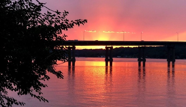 The river's edge on the Mississippi in East Moline