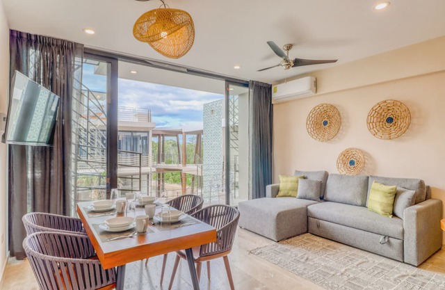Lovely jungle home w/ private pool, rooftop, partial AC, free WiFi, and balcony!