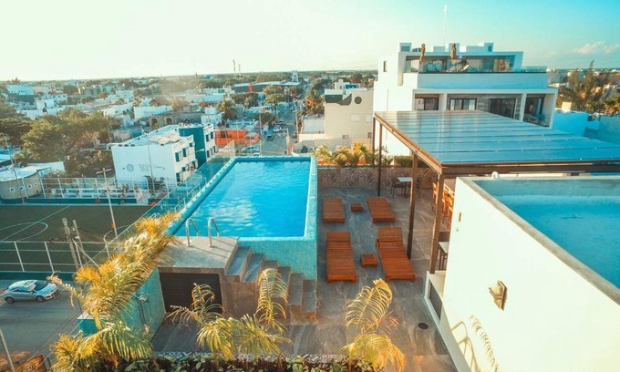 Tohoku Apartment | 401 2BR Penthouse, Rooftop w/ Pool/Bar, Sleeps 6!