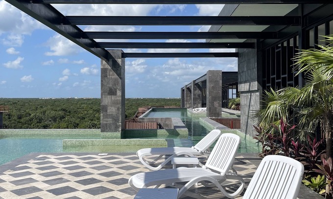 Playa Paraiso Apartment | AROVA APARTMENTS TULUM - COMPLETE DELUXE APARTMENT WITH JACUZZI - JUNGLE VIEW