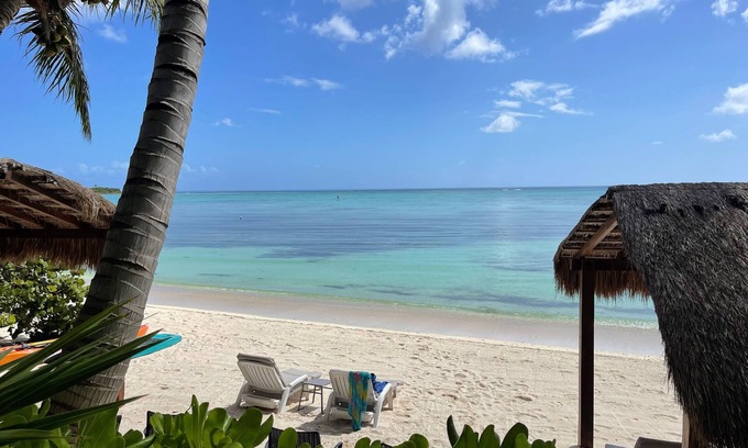 Soliman Bay Apartment | Casita 2-Ocean View. Best Sandy Beach in Tulum. Snorkels, Kayaks, Paddleboards