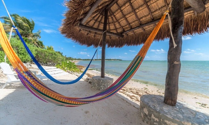 Soliman Bay Villa | Eco-chic beachfront villa, embrace the ocean breezes and white sandy beach!