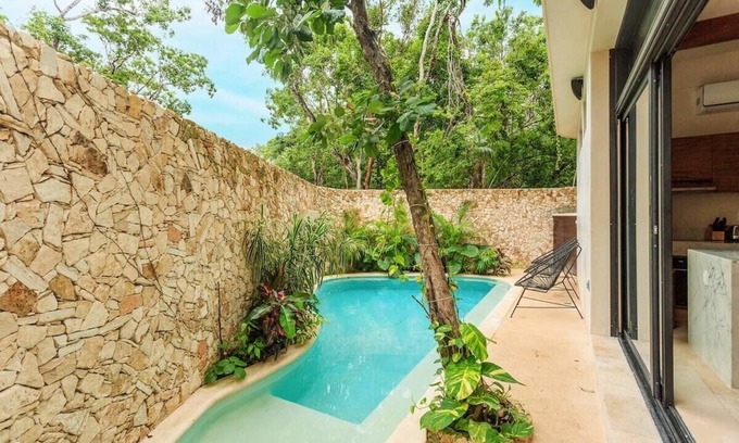 Zama Condo | Hidden Garden Bathtub Oasis & Private Pool