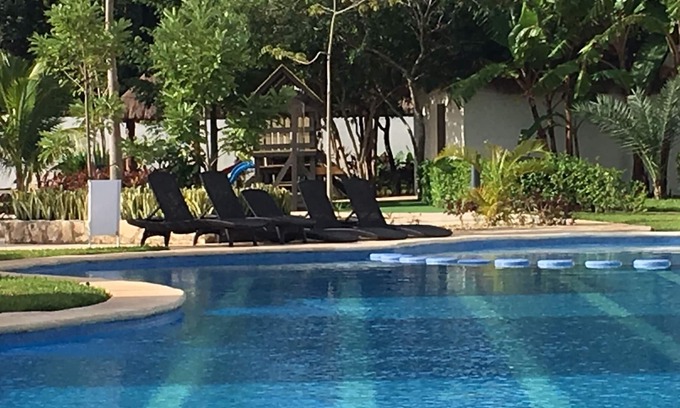 Puerto Juarez House | House in condo with pool and security 24 hours, 5 min from the beach, 300 mbps
