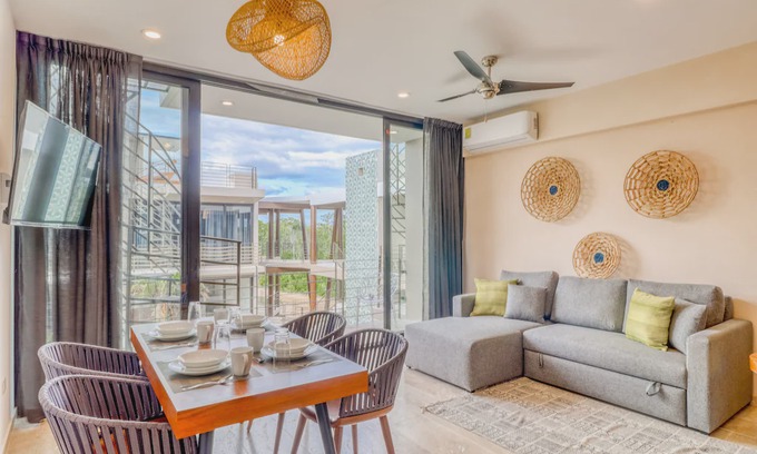 Tulum House | Lovely jungle home w/ private pool, rooftop, partial AC, free WiFi, and balcony!