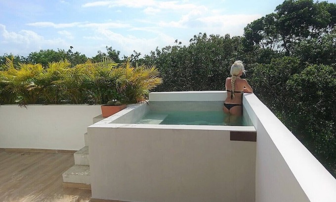 La Veleta House | Lovely Penthouse with pool, private top terrace, plunge & BBQ patio. Fast Wifi