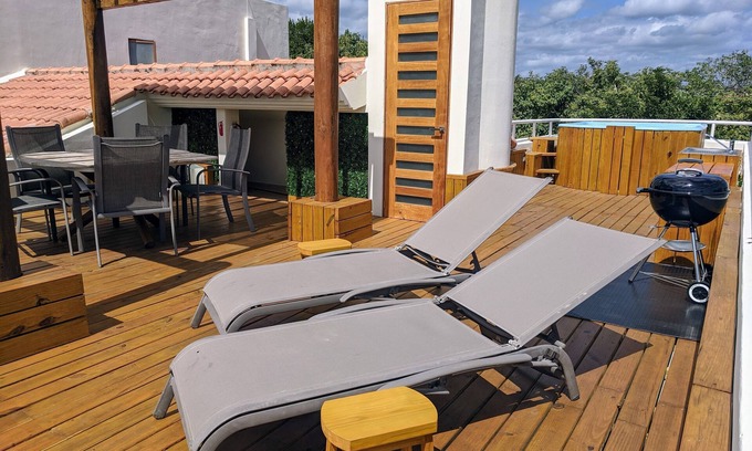 Villa Juarez House | Lujoso Penthouse duplex + rooftop full equipado rodeado de SELVA y MAR