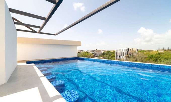 Zama Condo | Lux Studio w/Rooftop Pool, Gym + Private Balcony