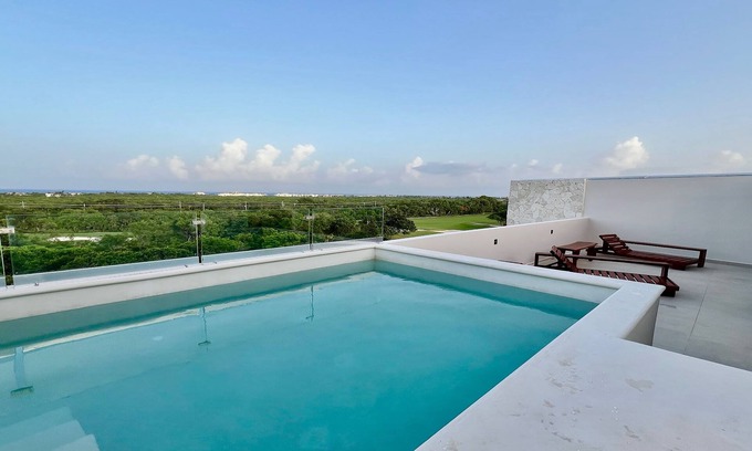 Akumal Apartment | Luxurious Penthouse with Ocean View in Tulum Country Club
